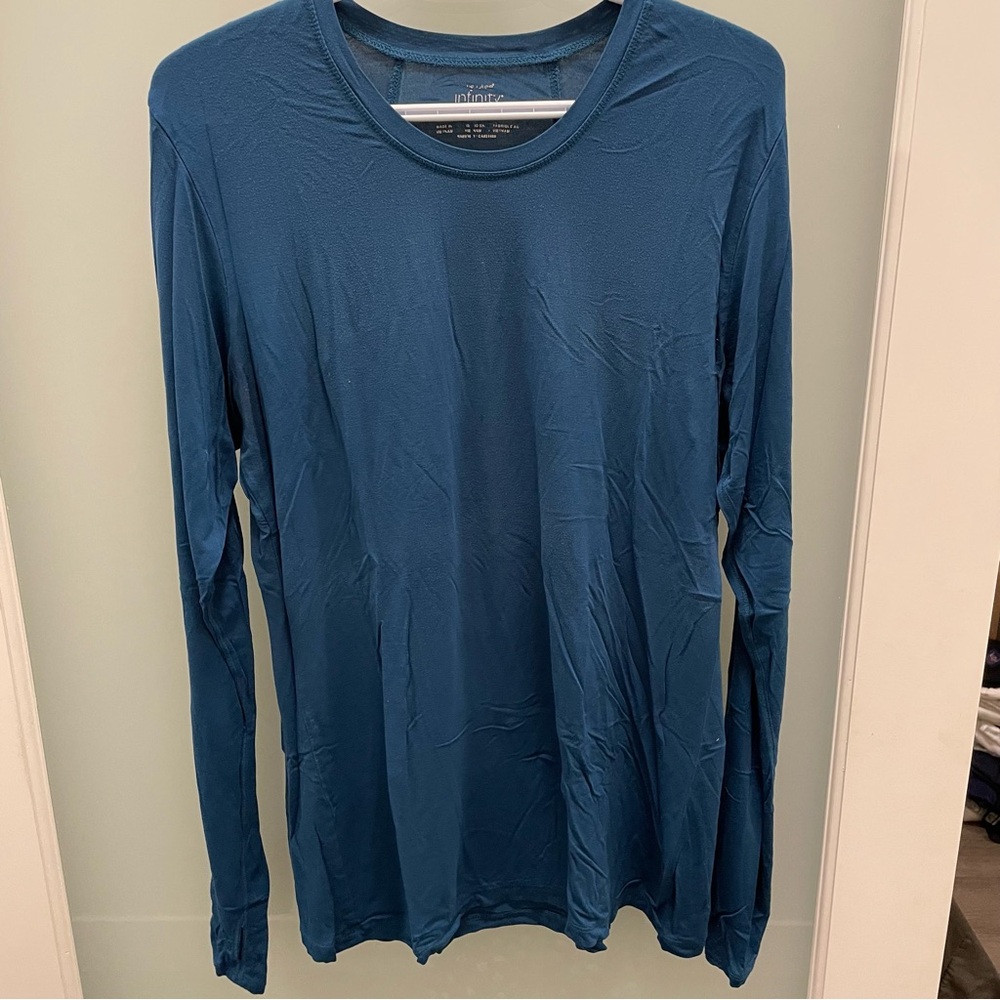 Infinity by Cherokee Long Sleeve Underscrub Top “Caribbean”
